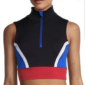 Sports Illustrated Womens High Neck Sleeveless Crop Top Size XXL.